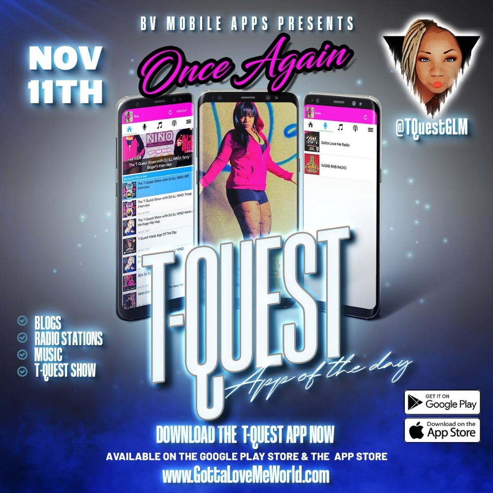 T-Quest Made APP OF THE DAY!!!