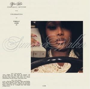 Summer Walker Reveals Tracklist for 'Finally Over It' Featuring Mariah the Scientist, Chris Brown, B