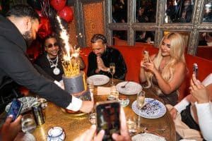 French Montana Hosts Intimate New York Birthday Dinner Marking Max B's First Night Home