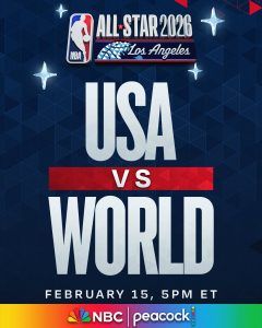 NBA Introduces U.S. vs. World Format for 2026 All-Star Game at Intuit Dome