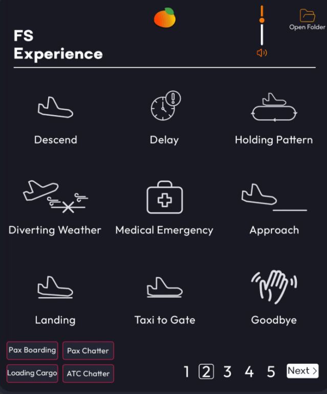 Mango Studios launches "FSExperience" cabin announcements plugin for X-Plane