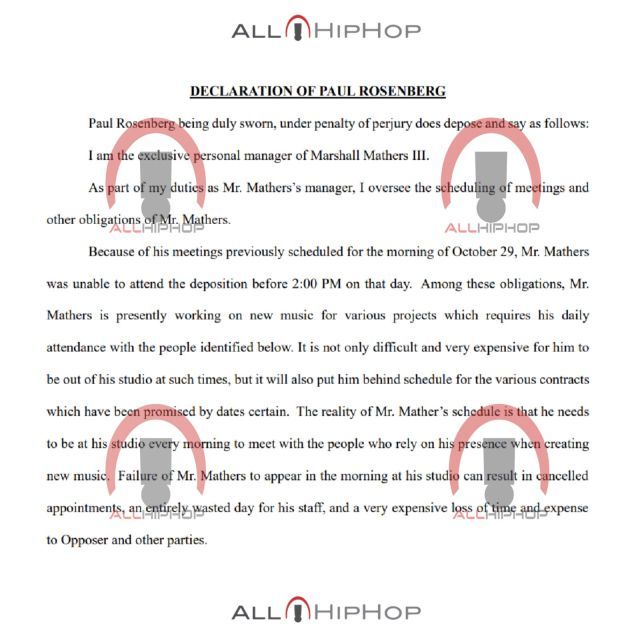 EXCLUSIVE: Eminem Says "Real Housewives" Harassing Him, Trying To Interrupt His Daily Business