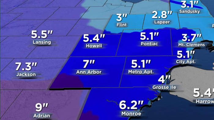 Winter storm warning issued for Lenawee, Livingston, Washtenaw counties ahead of weekend snowstorm