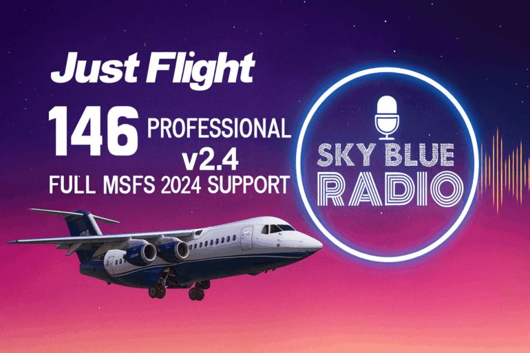 Just Flight Releases 146 Professional v2.4 with Full MSFS 2024 Support