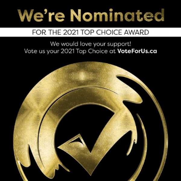 Voting for 2021 Top Choice Award Nominee ends today