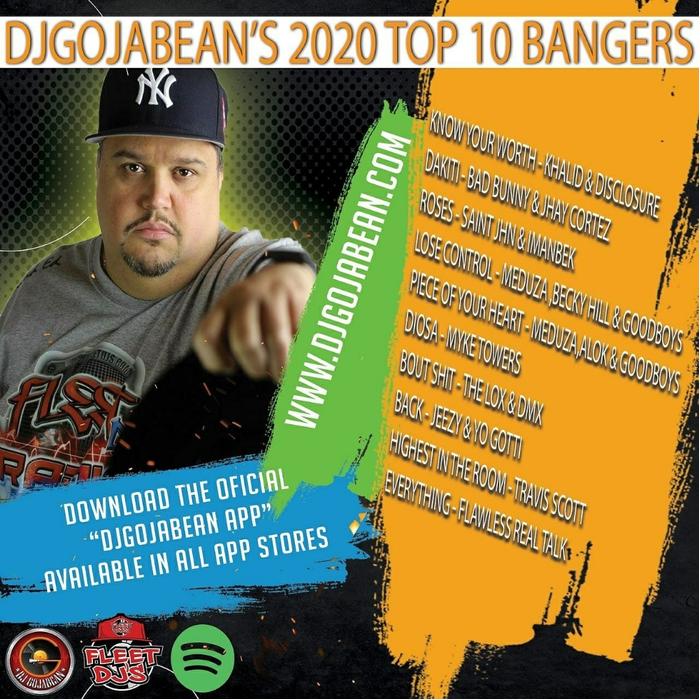 DJGojabean's 2020 Top 10 Bangers