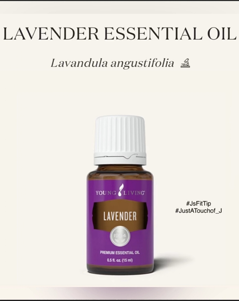 It's Time For #JsFitTips Of The Week! Let's Talk About The Lavender Essential Oil.