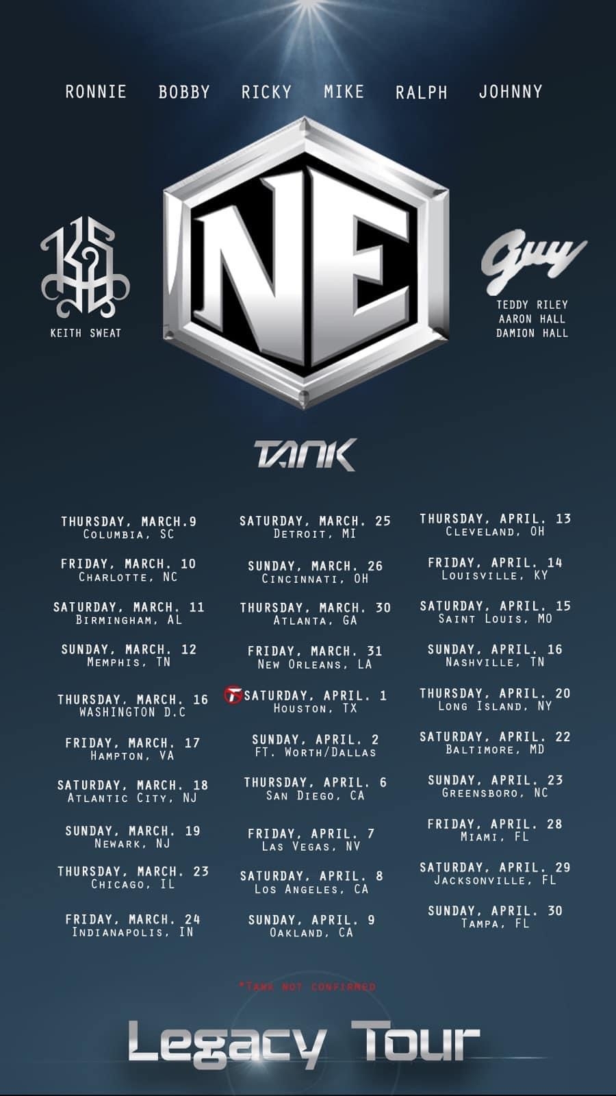 New Edition 2023 Legacy Tour Dates!
