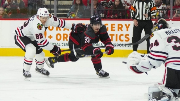 Blackhawks Lose to Hurricanes