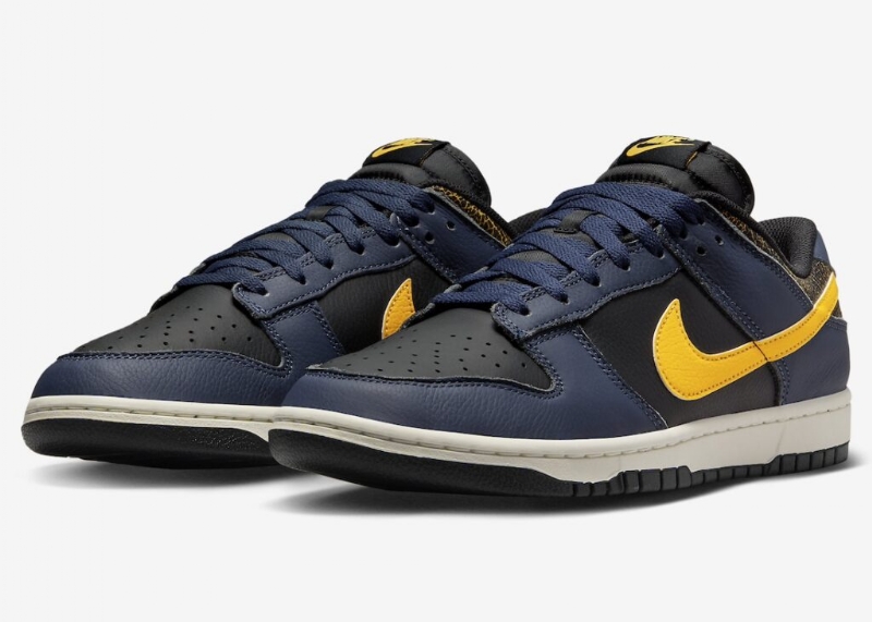 Nike Dunk Low Vintage "Michigan" Officially Revealed