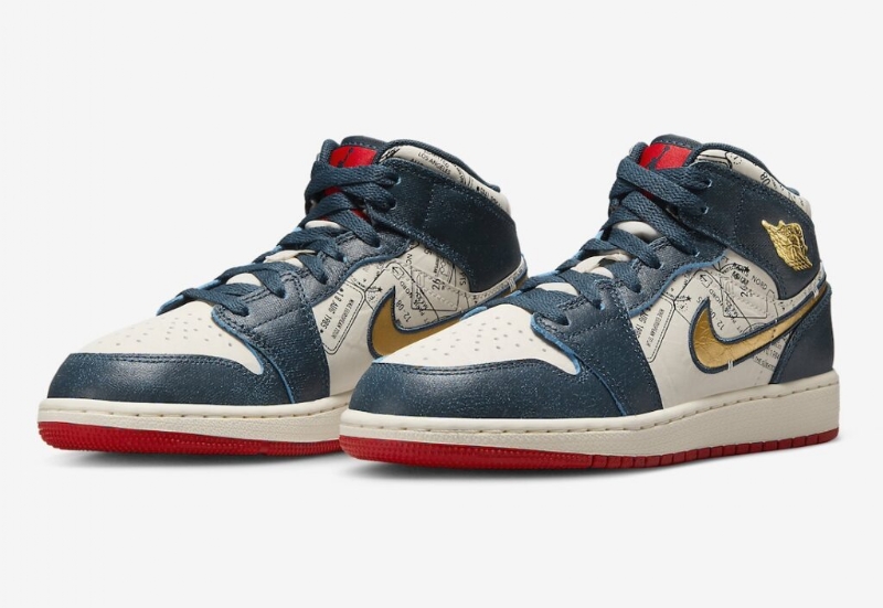 Air Jordan 1 Mid "Take Flight" Official Photos Revealed