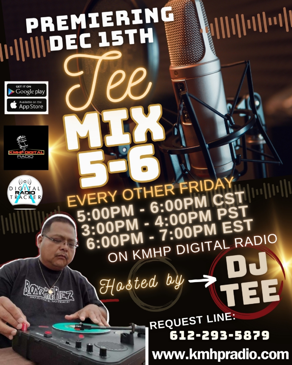 Dj TEE IS COMING TO MIXSHOW FRIDAYS 12/15/23