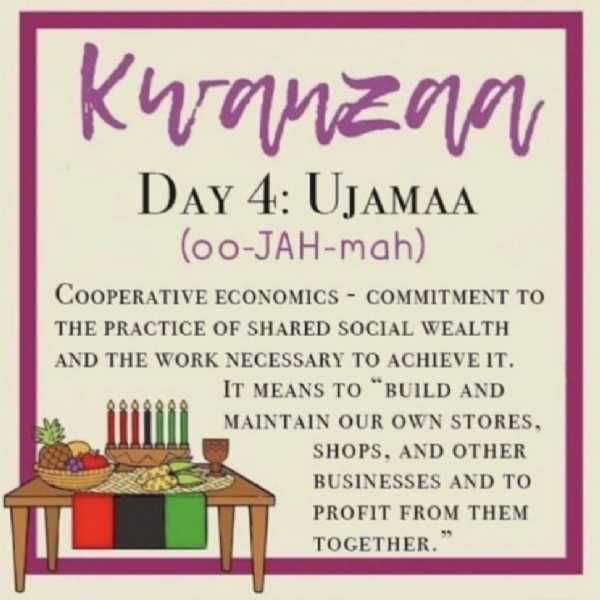 Celebrating The Fourth Day Of Kwanzaa: Ujamma