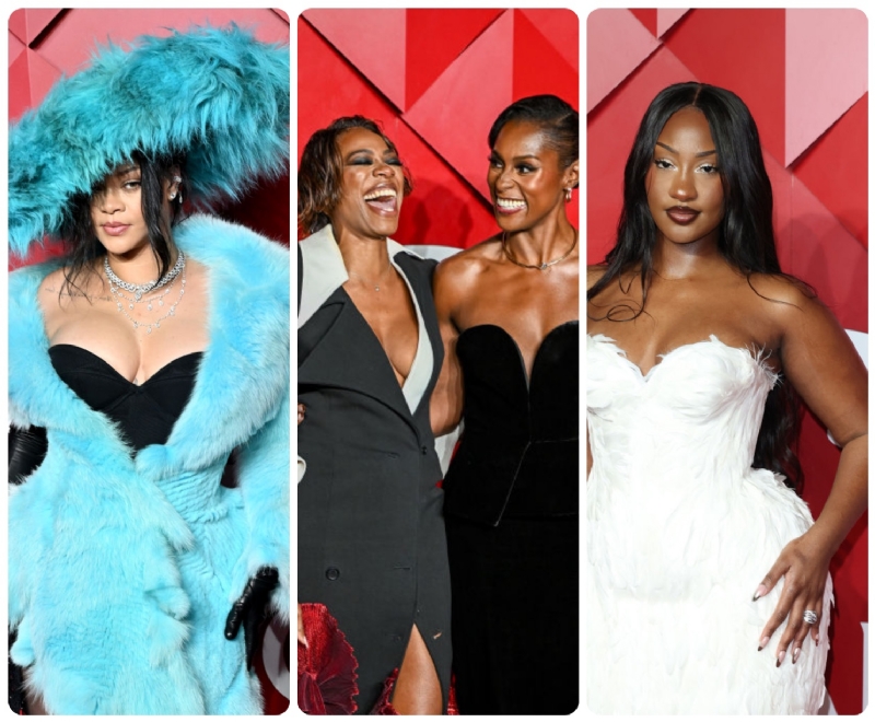 Seen On The Scene: Rihanna, Yvonne Orji, Issa Rae, Tems & Other Celebs Sizzle At The British Fashion