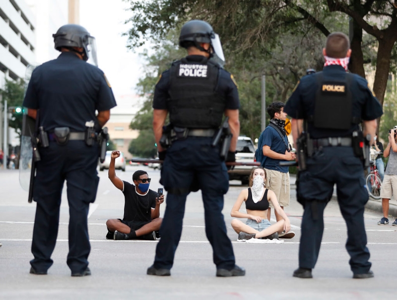 Blue Faces: George Floyd Protester Receives $2 Million Settlement For Being Shot In Eye By Police