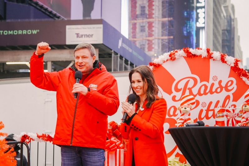 For The Kids: Lacey Chabert, Malik Nabers & More Celebs Join Raising Cane's For Festive NYC Bike Giv