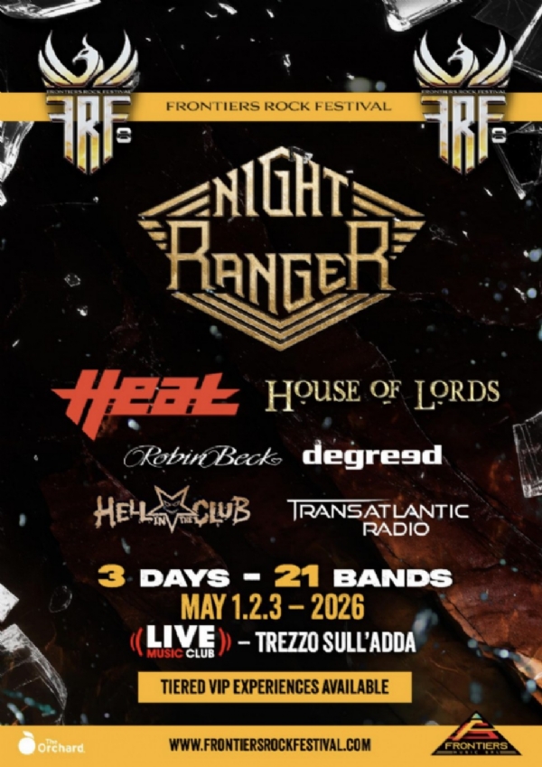 FRONTIERS ROCK FESTIVAL 2026 - First Wave of Bands Announced!