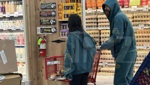 Post Malone Seen in Matching Hoodies with Mystery Woman in Utah Trader Joe's