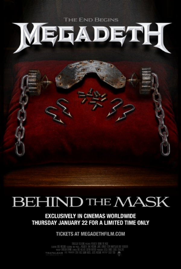 MEGADETH Team With Trafalgar Releasing To Premiere "Megadeth: Behind The Mask" January 22, 2026