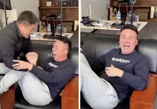 Freaked Out: He Really Thought His Life Was Over With This Knife Prank!