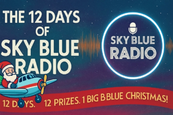 It's HERE! The 12 Days of Sky Blue Radio Starts NOW!