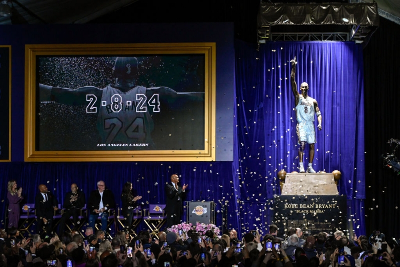 2-8-24: Vanessa Bryant & The Lakers Immortalize Kobe
Bryant With Tribute Statue & Reveal Two