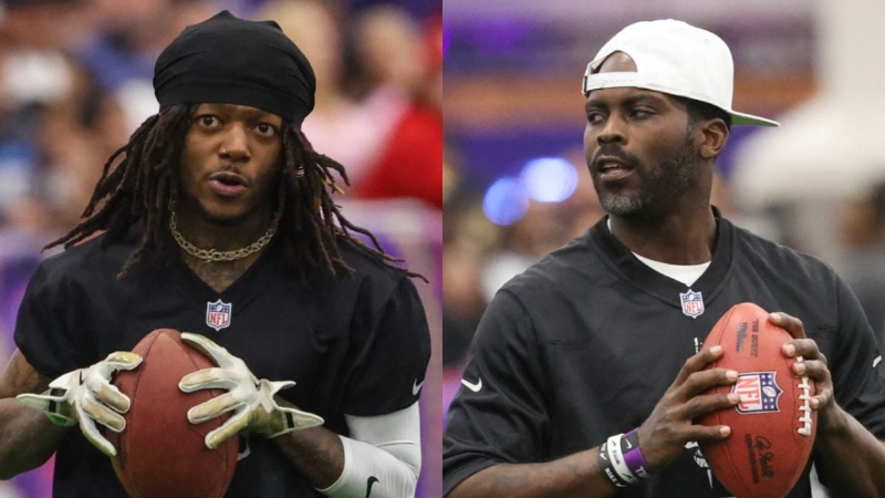 JID Forms Partnership With Michael Vick During Football Game