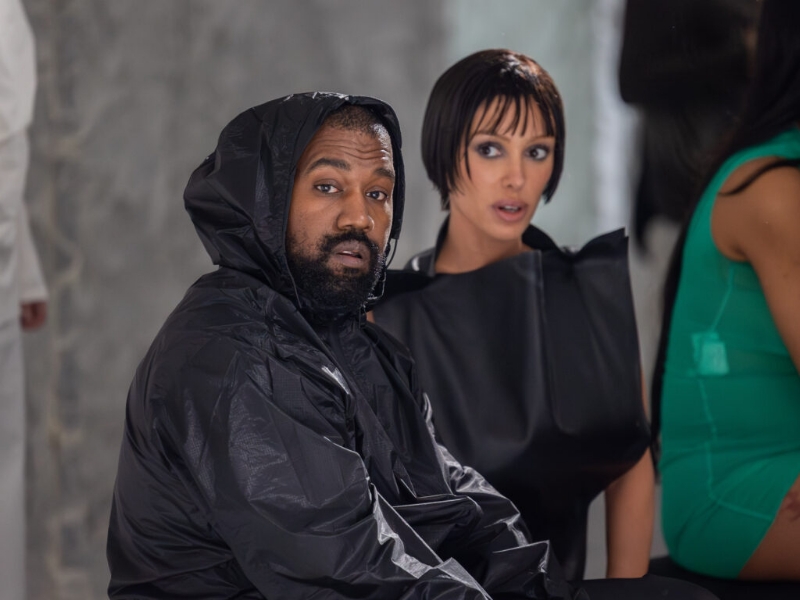 Kanye West & Bianca Censori Encourage Paris Crowd To Chant "F*** Adidas"
