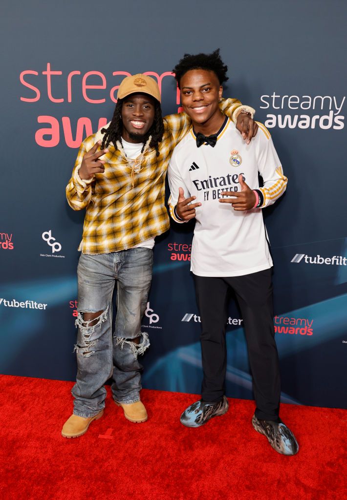 Kai Cenat and IShowSpeed Squaring Up in Star-Studded Flag Football Game