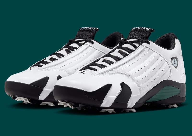 Official Look At The Air Jordan 14 Golf "Oxidized Green"