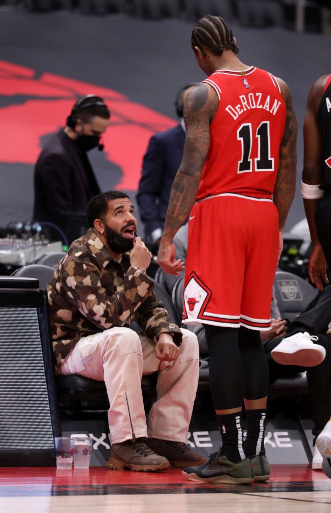 Sensitive King: Drake Throws Former Friend DeMar DeRozan's Jersey In Crowd