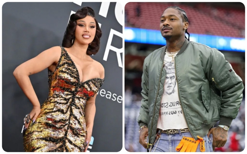 Belcalis' Boo? Cardi B Spotted Spending Valentine's Day With NFL Star Stefon Diggs Amid Messy Offset