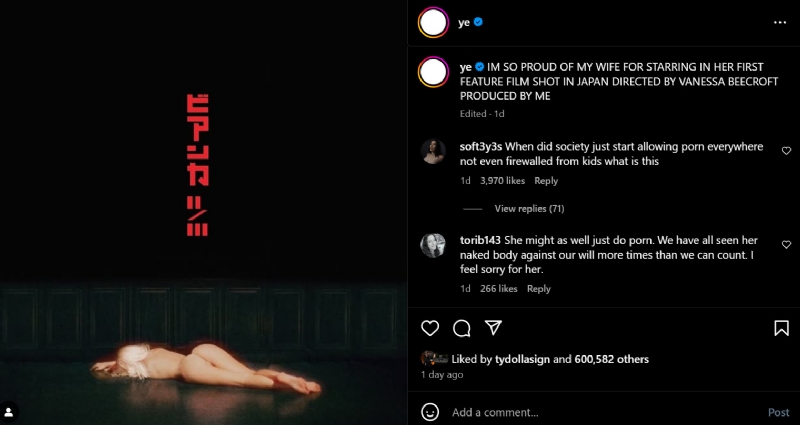 Kanye West Uses Bianca Censori's Film Premiere As A Way To Clap Back At Divorce Rumors