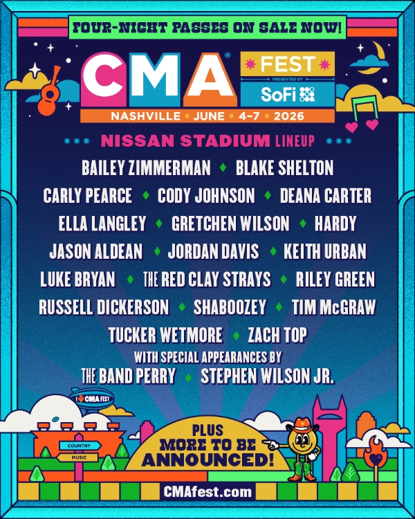 Tim McGraw, Ella Langley, Kieth Urban, And Blake Shelton Top Star-Studded Lineup For CMA Fest 2026
