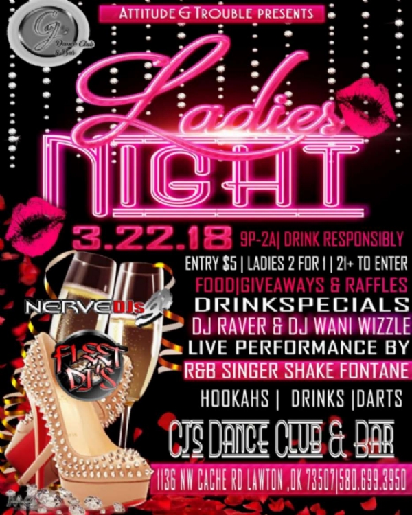 Ladies Night at CJs Dance Club and Bar Lawton Oklahoma