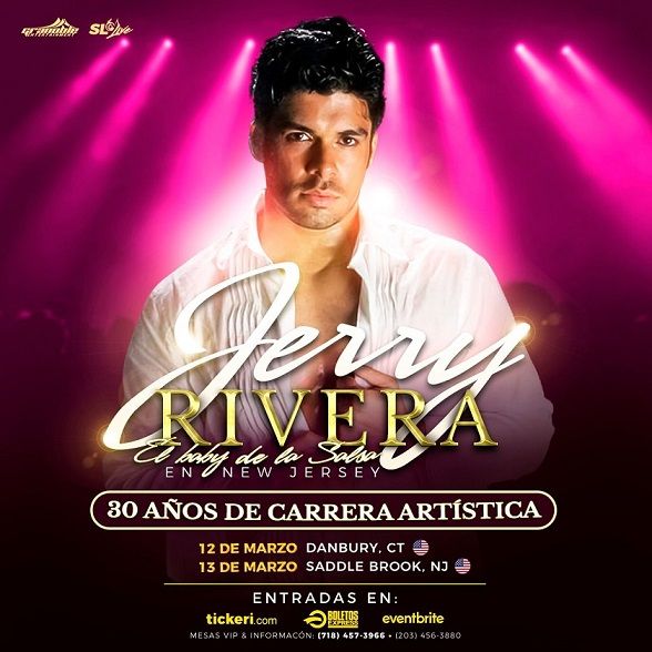 Jerry Rivera, 30 años de carrera musical y ¡nadie baila más que él!Gira por los Estados Unidos.