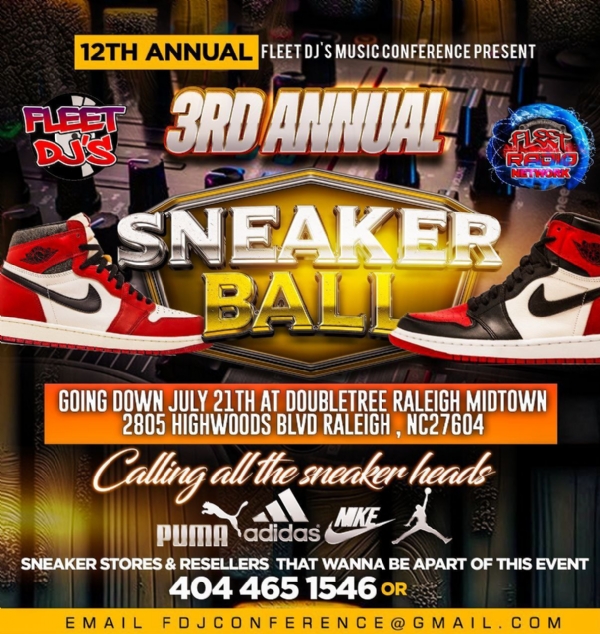 Sneaker Ball at the July 21st 2023 Raleigh North Carolina