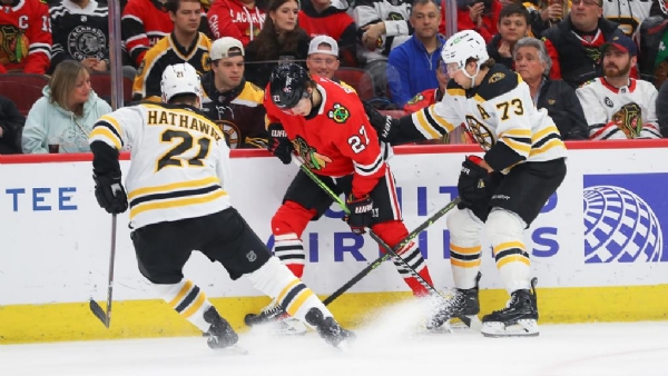 Blackhawks Beat Bruins