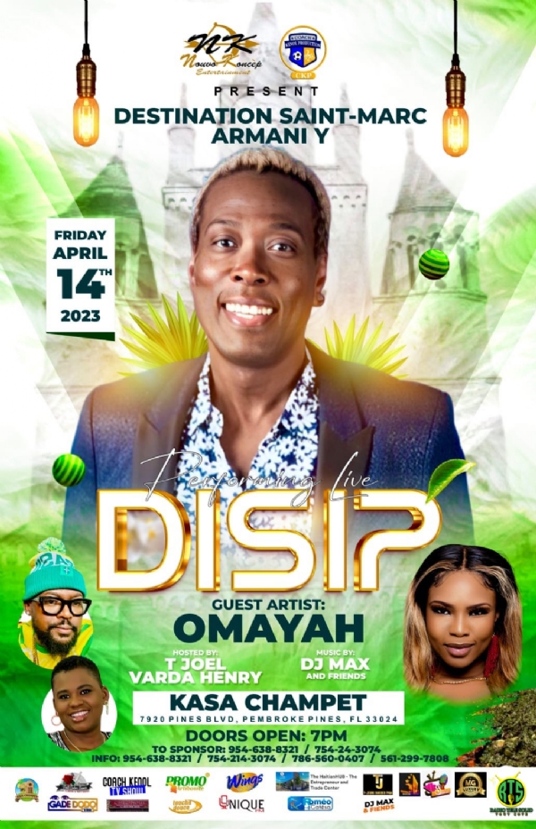 DESTINATION SAINT MARC ARMANI Y LIVE PERFORMING DISIP