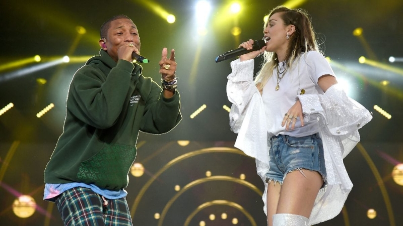 Pharrell Williams Helped Define Miley Cyrus' Post Disney Era
