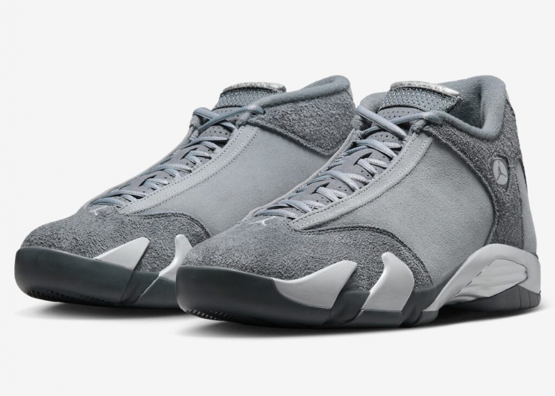 Air Jordan 14 "Flint Grey" Gets Complete Official Look