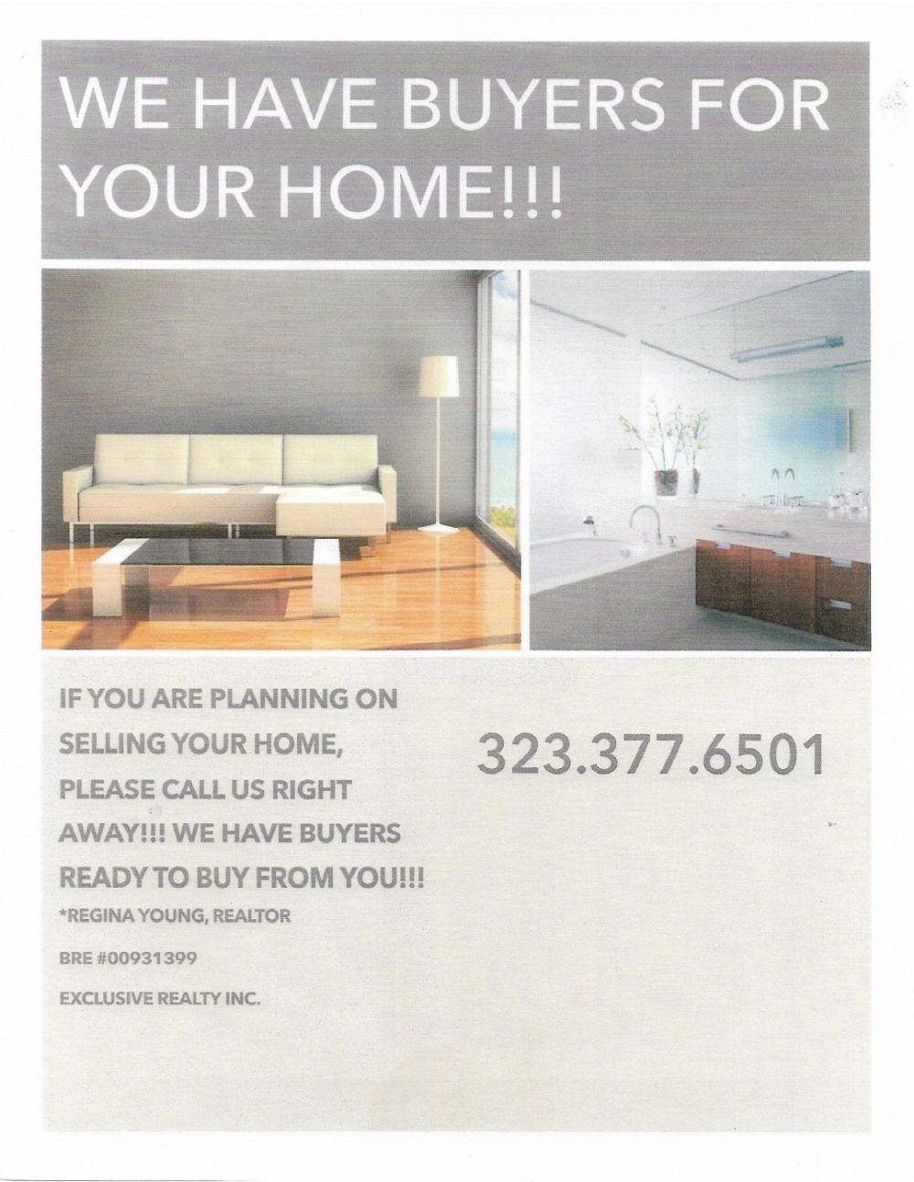 Home Sellers Wanted