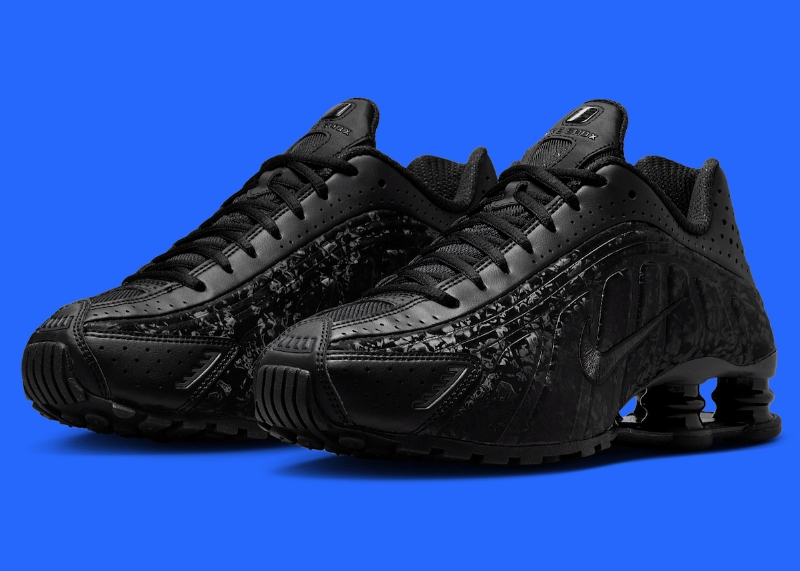 The Women's Nike Shox R4 "Black Floral" Is A Statement Piece