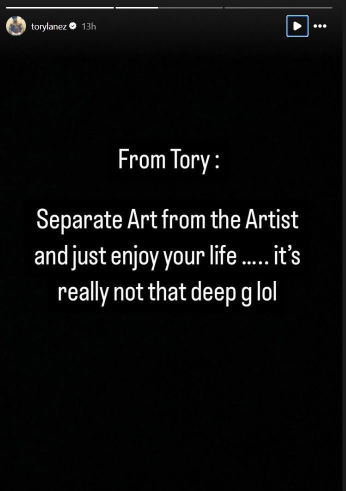 Tory Lanez Asks Fans To Separate The Art From The Artist