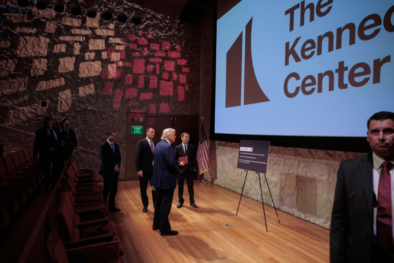 Skip It: Trump Visits Kennedy Center To Promote His MAGA-Fied Takeover Of The Arts