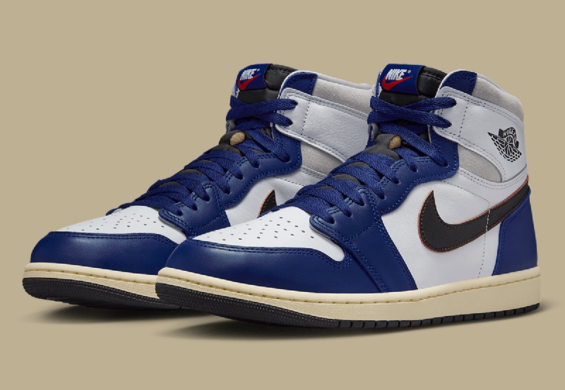 Official Look Surfaces Of Air Jordan 1 High OG Rare Air "Deep Royal Blue"