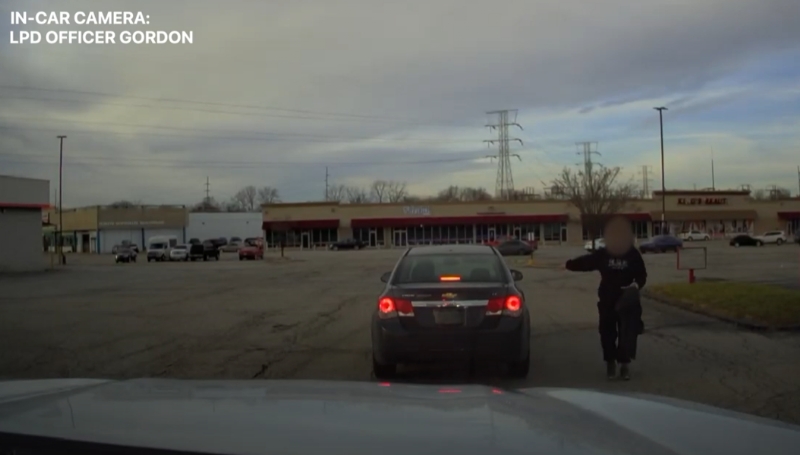 Video shows Lawrence officer in shootout with suspect during east Indy police chase