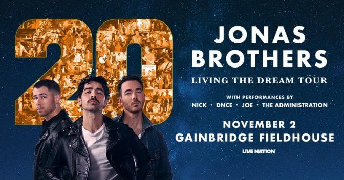 Jonas Brothers to perform at Gainbridge Fieldhouse in November