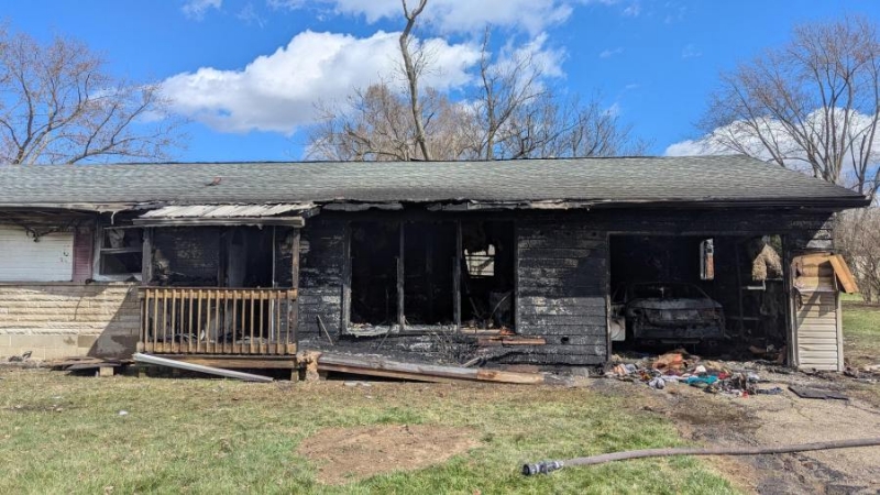 Fire heavily damages home in Yorktown