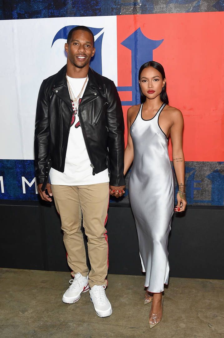 Victor Cruz & Karrueche Tran "Probably Talk 20 Hours A Day On FaceTime"